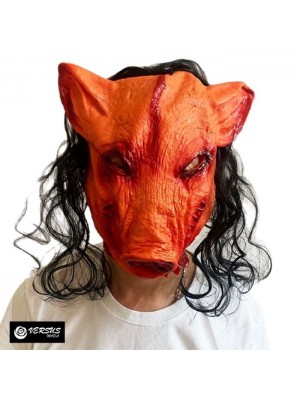 Vestito Carnevale Halloween Mostro Maiale Assassino Pig Cosplay Costume PIG001